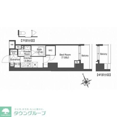 コンフォリア西荻窪の物件間取画像